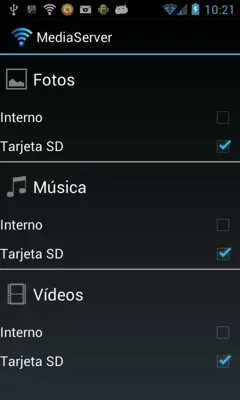 Media Server android App screenshot 2